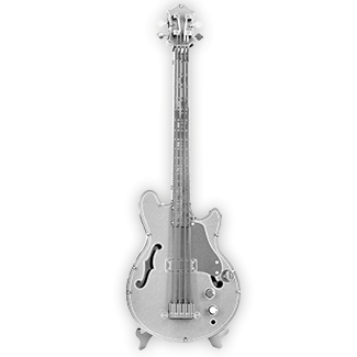 Details about   Metal Earth Bass Fiddle Guitar 3D Model Kit 
