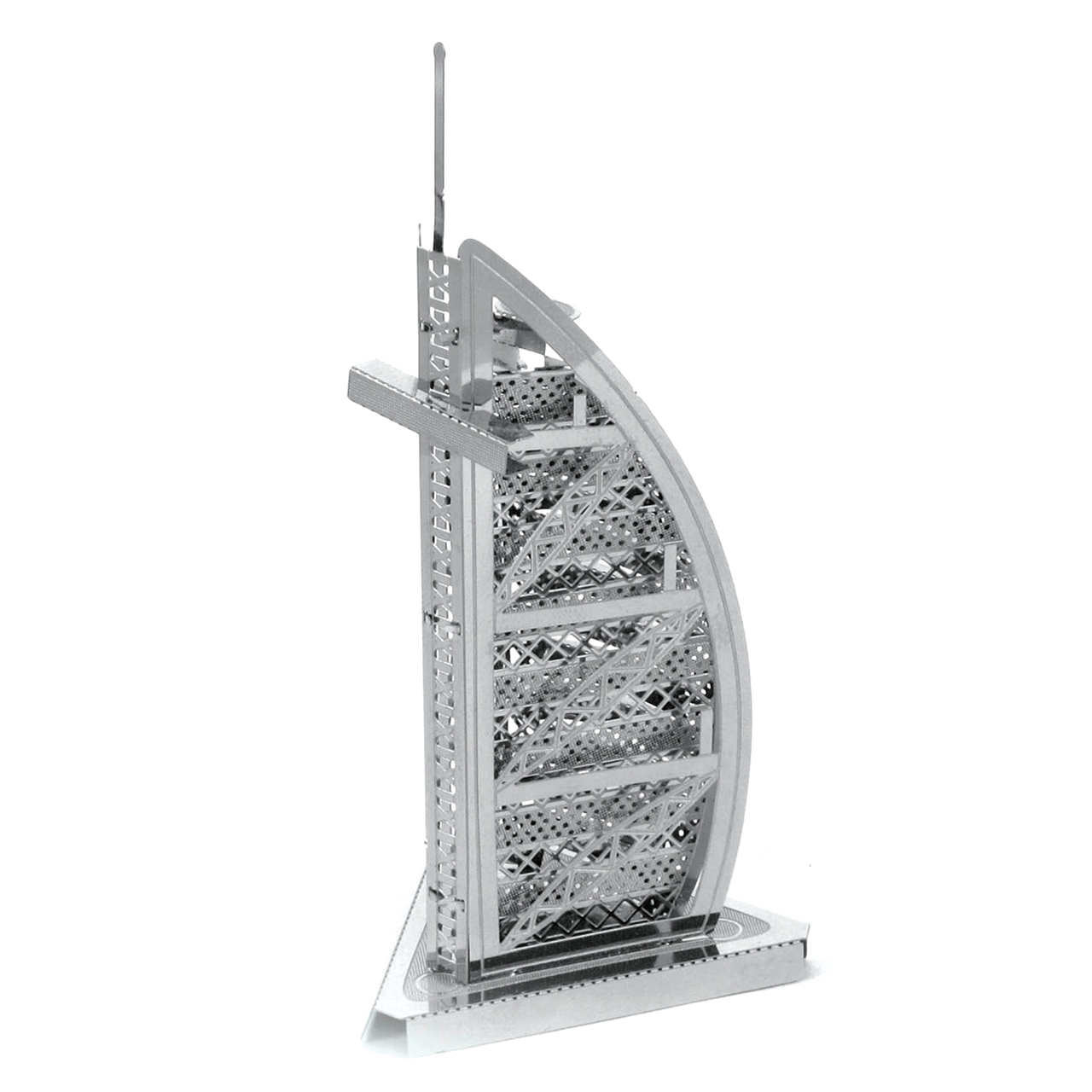 Fascinations Metal Earth ICONX Buildings Burj Al ARAB 3D laser cut Model Kit 