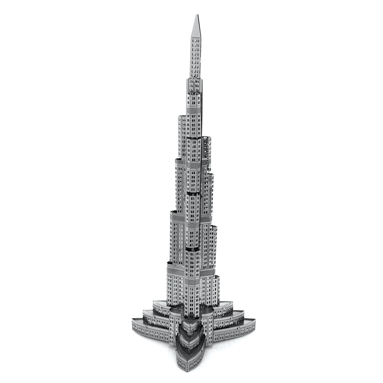 Fascinations Metal Earth 3D Laser Cut Steel Puzzle Model Kit Dubai Burj al Arab