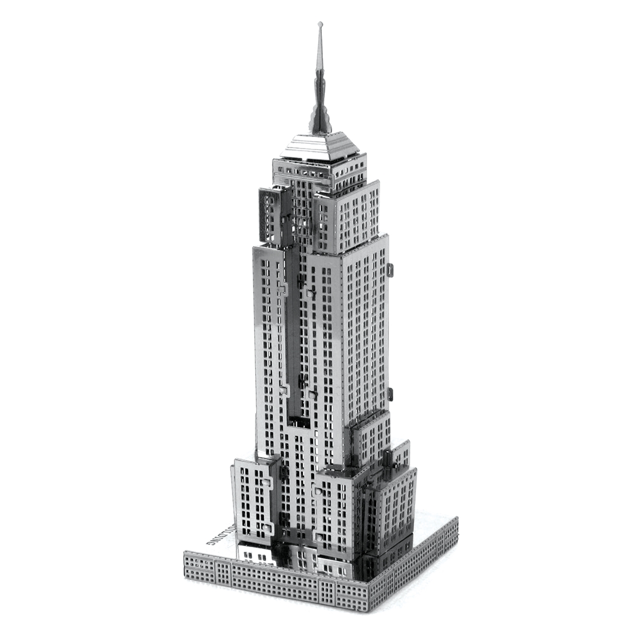 Fascinations Metal Earth 3D Steel Cut Model Kit Empire State Building NY 