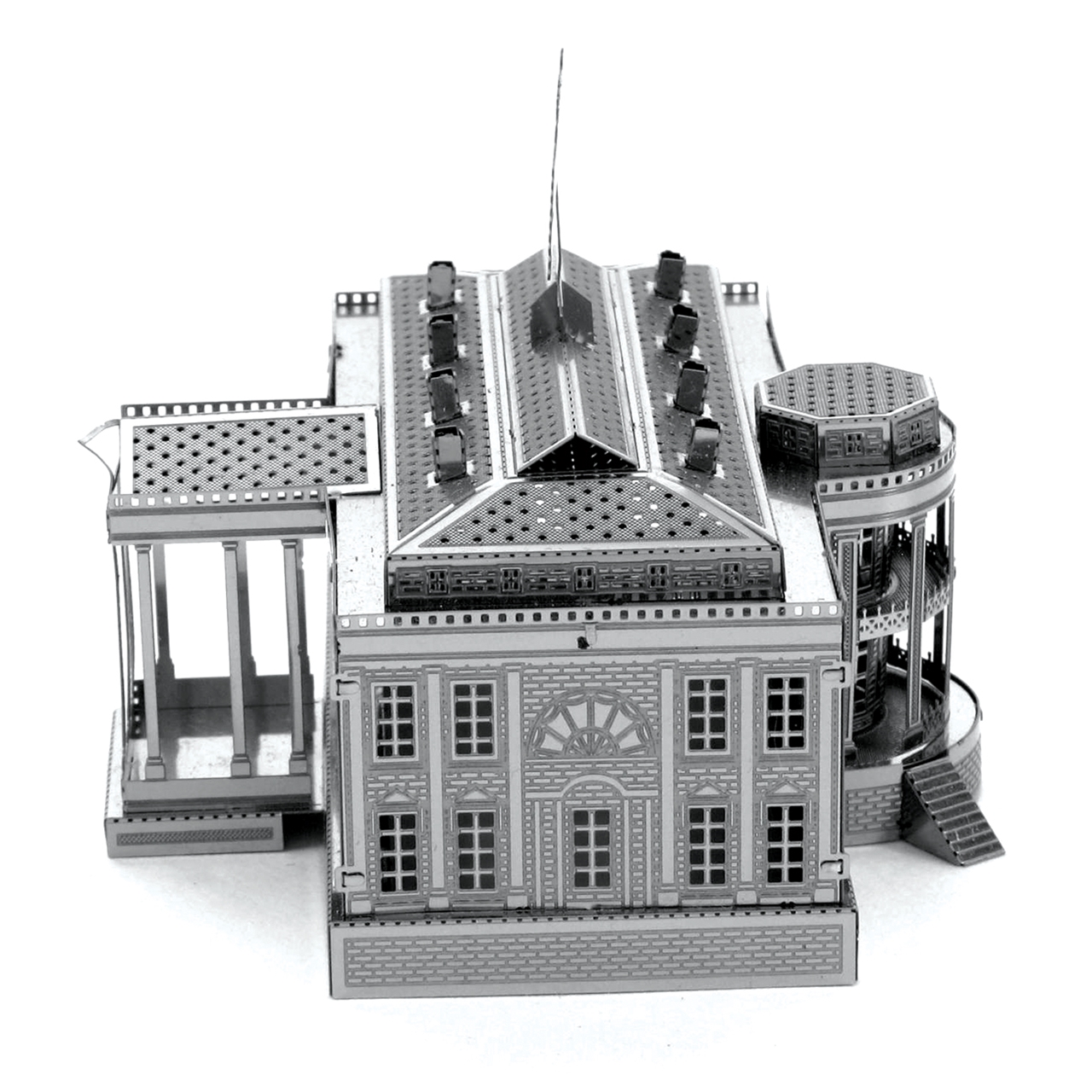 Set of 4 Metal Earth 3D Laser Cut Building Models: Kennedy Center White House United States Capitol Washington Monument 