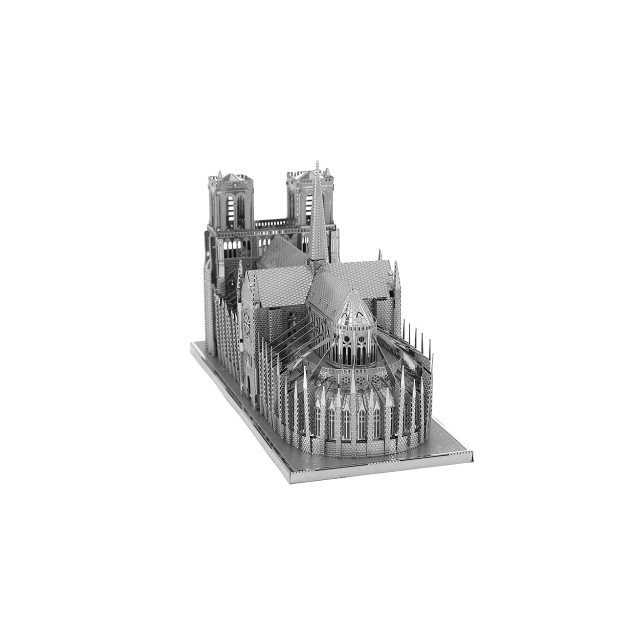 Notre Dame de Paris Iconx 3D Laser Cut Metal Model Kit Fascinations ICX003 