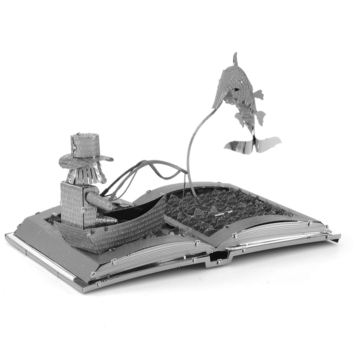 Fascinations Metal Earth Book Sculpture Kit – Moby Dick & The Old Man And The Sea Model Set For Teens & Adults