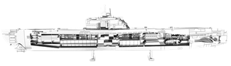 Picture of German U-boat Type XXI