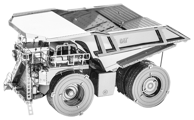 Fascinations:: Cat Mining Truck 3D Metal Models