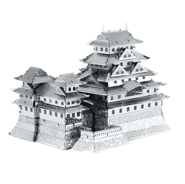 Neuschwanstein Castle & Himeji Castle Set of 2 Metal Earth 3D Laser Cut Models 