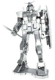 Fascinations ICONX Gundam MSM-07 Z'GOK 3D Metal Earth Laser Cut Model Kit ICX103 