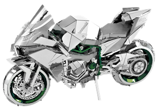 Fascinations Premium Series ICONX Kawasaki Ninja GPz900R Metal Earth Model Kit 