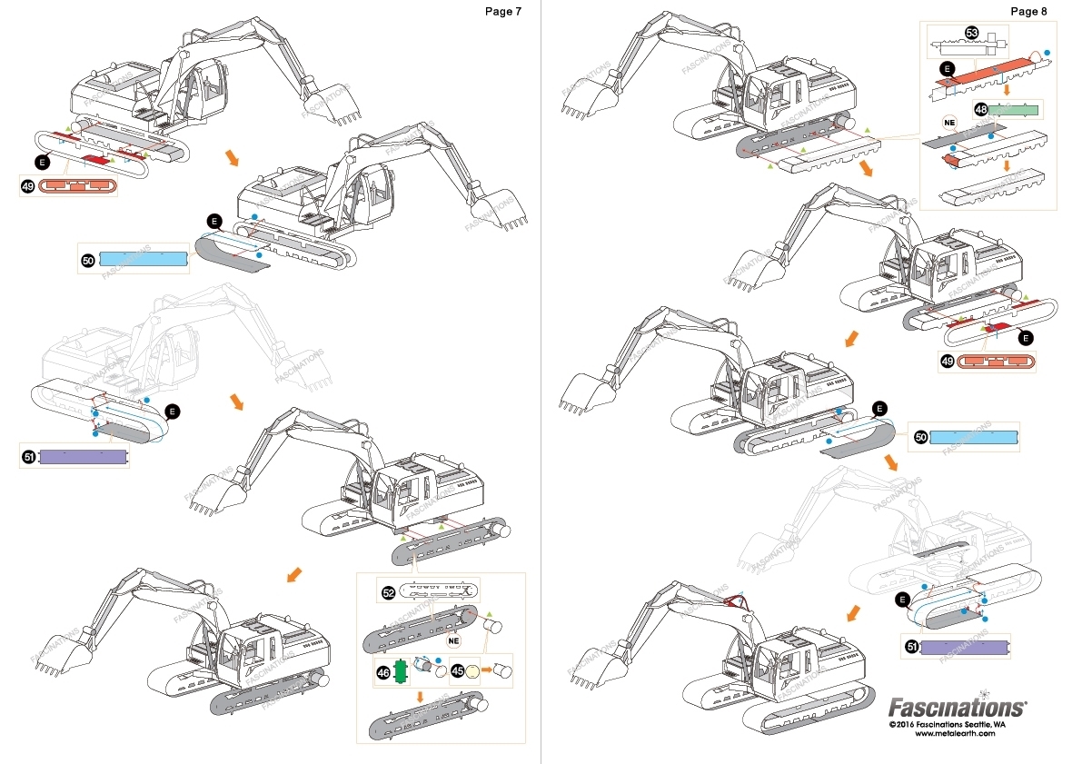 Fascinations:: Metal Earth Cat Exacvator 3D Metal Models