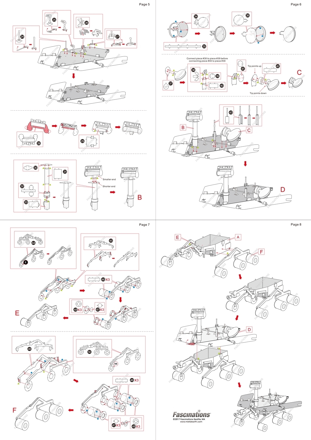 thumbnail image 2 of Fascinations Metal Earth Mars Rover 3D Metal Model Kit - Detailed DIY Building Set 2 of 11
