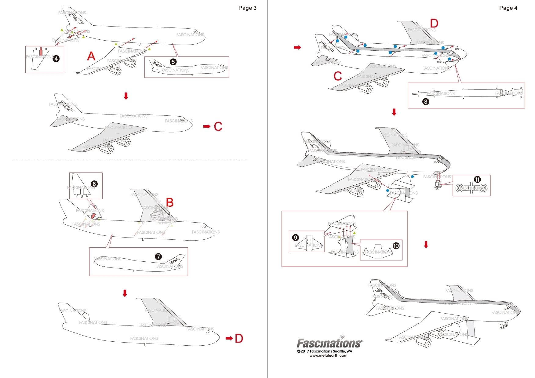 Fascinations:: Metal Earth Commercial Jet