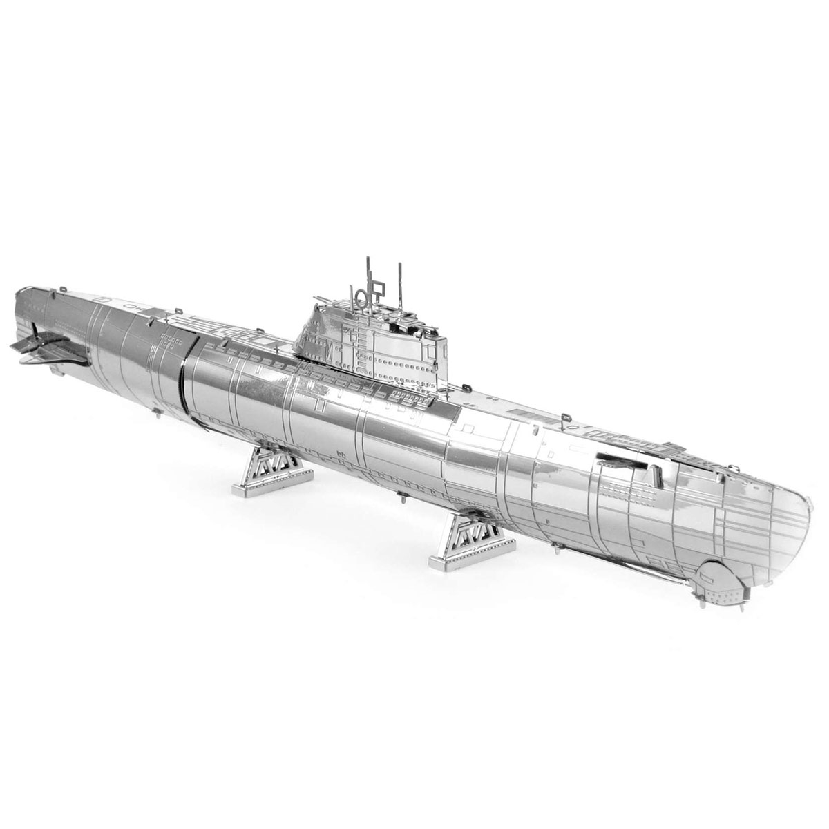 Fascinations Metal Earth German U-Boat Type XXI 3D Laser Cut Steel Model Kit 