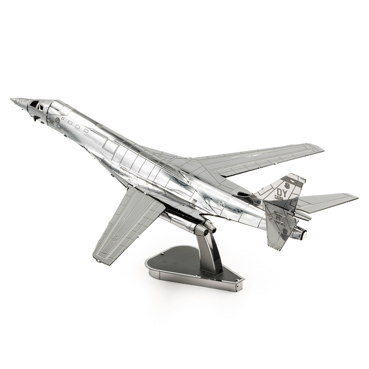 SET of 2 Fascinations Metal Earth USAF F-117 & B-1B Lancer Aircraft 3D Model Kit 