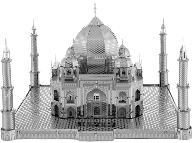 Fascinations Metal Earth ICONX Taj Mahal 3D Jigsaw Puzzle Laser Cut Model Kit 