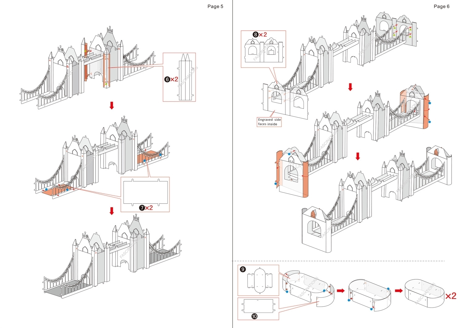 London Tower Bridge 65 Pezzi In Metallo - Piececool - Puzzle 3d - Foto 2
